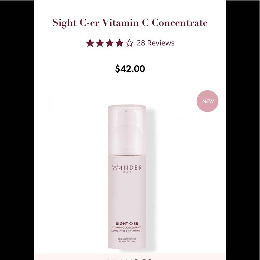 Wander Beauty Sight C -er Vitamin C Concentrate!